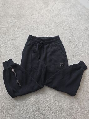 Adidas by Stella McCartney Black Logo Jogger Sweatpants